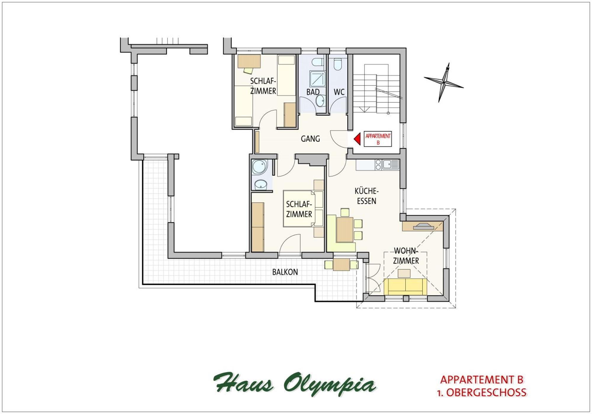 Appartements Haus Olympia Инсбрук Номер фото